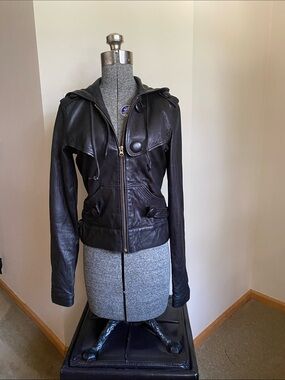 Mike and Chris leather jacket small Moro